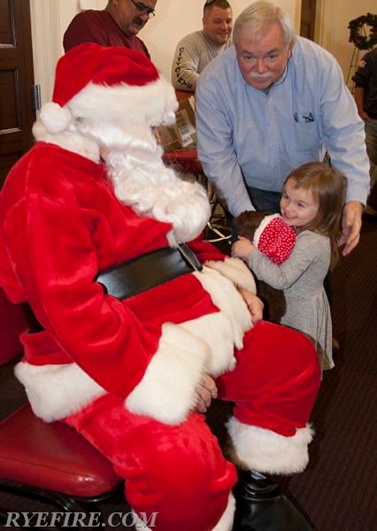 Rye FD Christmas Breakfast with Santa.  12/20/2015 Photo by RFD Lt. Lester Millman